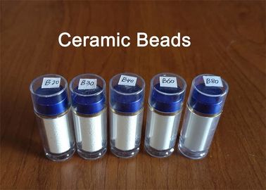 Οι κεραμικές χάντρες B60 B80 ανατινάζουν τα λειαντικά μέσα για τον καθαρισμό φορμών μπουκαλιών ροδών/γυαλιού